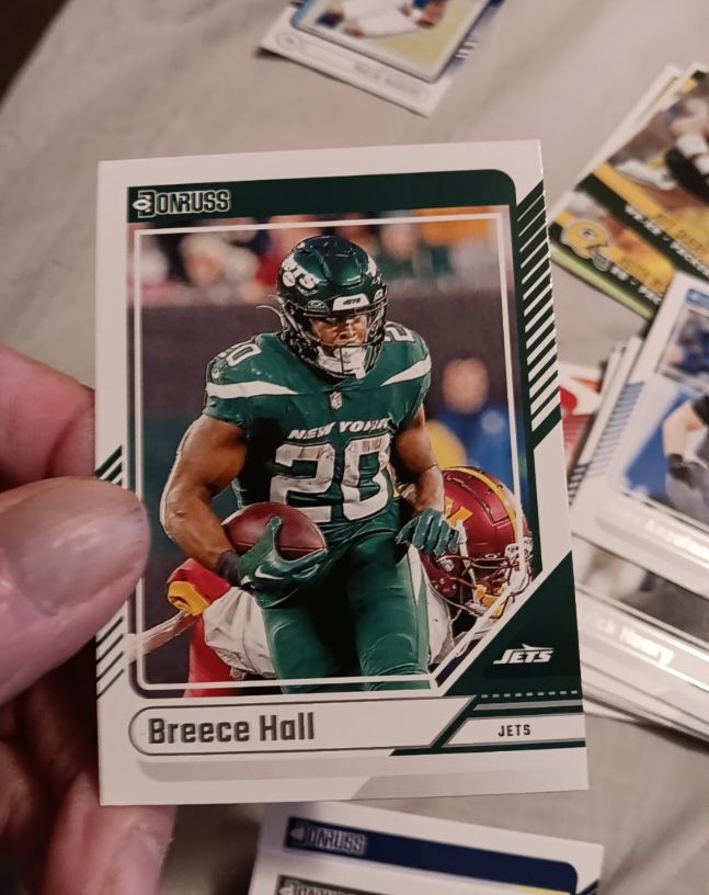 2024 Panini Donruss #8 Breece Hall — front