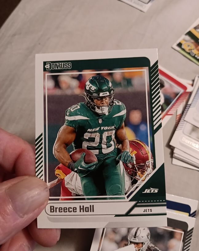 2024 Panini Donruss #8 Breece Hall — front