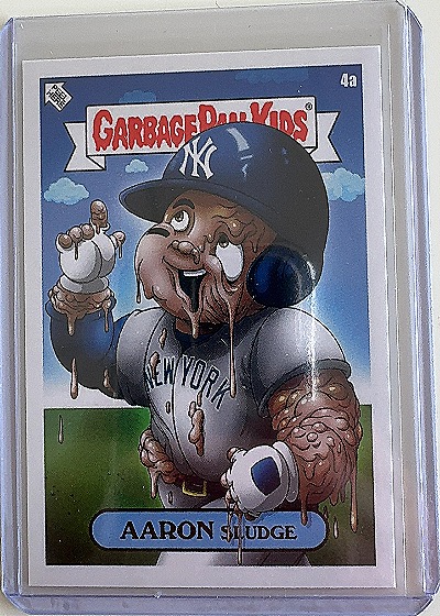 2022 Topps Garbage Pail Kids x MLB #4a Aaron Sludge Aaron Judge — front