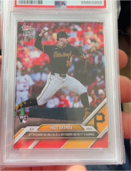 2024 Topps Now #288 Paul Skenes — front