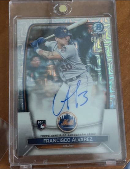 2023 Bowman Chrome #50 Francisco Alvarez — front