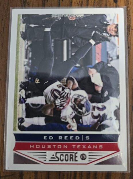 2013 Score #20 Ed Reed — front
