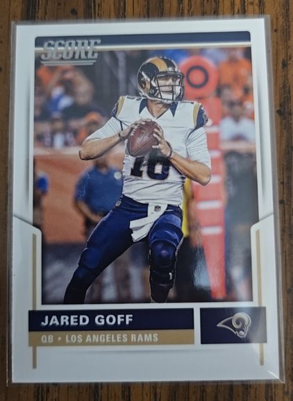 2017 Score #167 Jared Goff — front