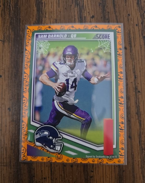 2025 Panini Score-A-Treat #40 Sam Darnold — front