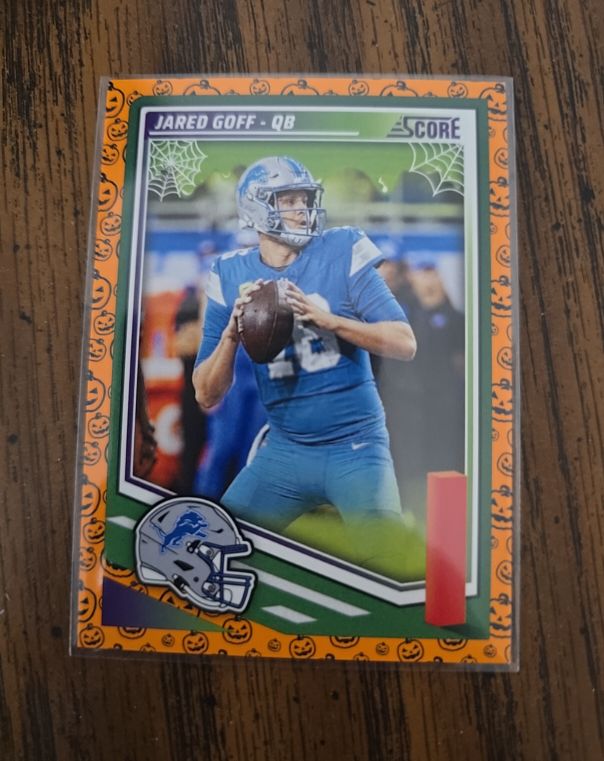 2025 Panini Score-A-Treat #154 Jared Goff — front