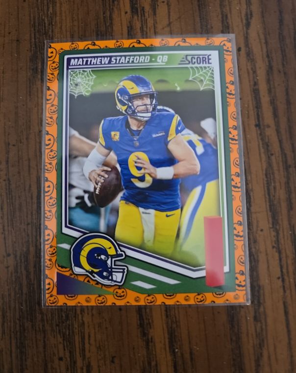 2025 Panini Score #196 Matthew Stafford — front