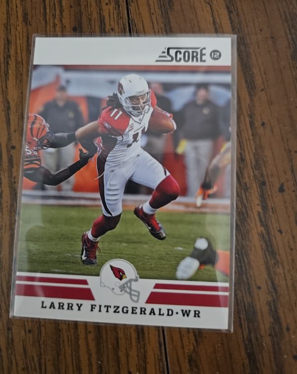 2012 Score #76 Larry Fitzgerald — front