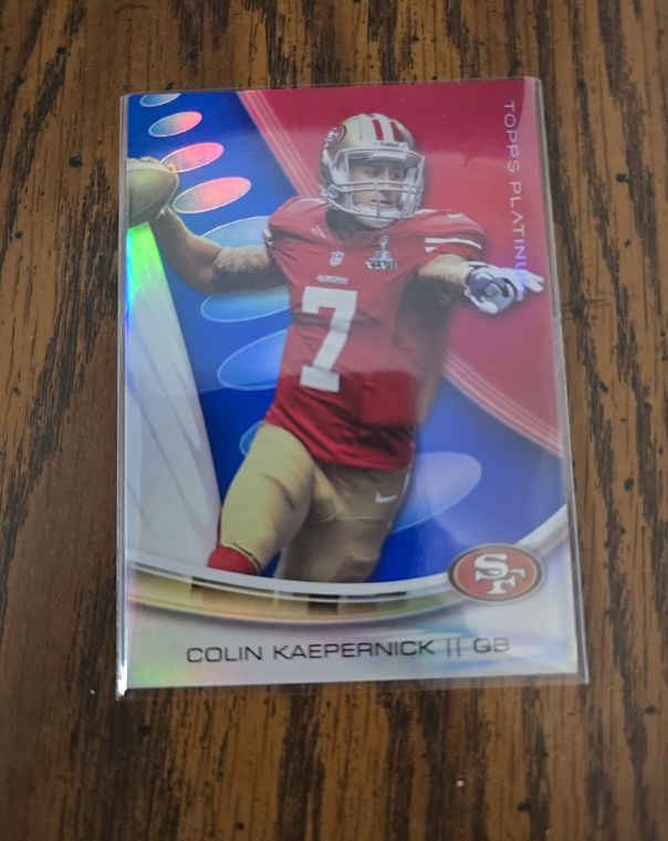 2013 Topps Platinum #46 Colin Kaepernick — front