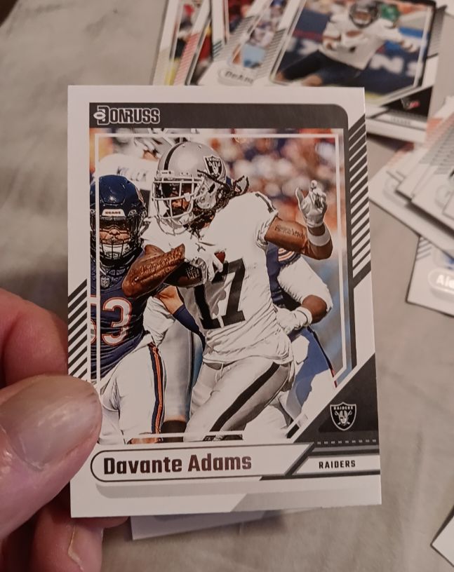 2024 Donruss Football #295 Davante Adams Las Vegas Raiders — front