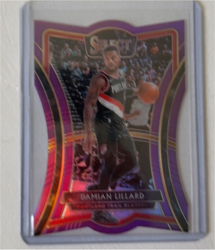 2019-20 Panini Select #106 Damian Lillard — front