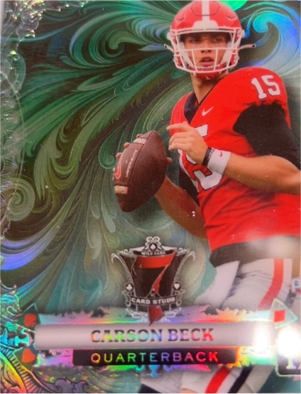2024 Wild Card 7 Card Studs #P7CES-CB Carson Beck — front