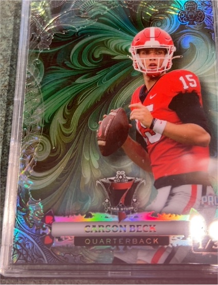 2024 Wild Card 7 Card Studs #2 Carson Beck — front