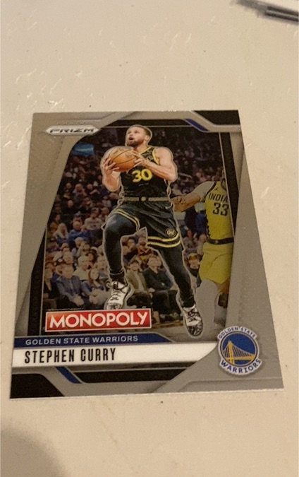 2024-25 Panini Prizm Monopoly #83 Stephen Curry — front
