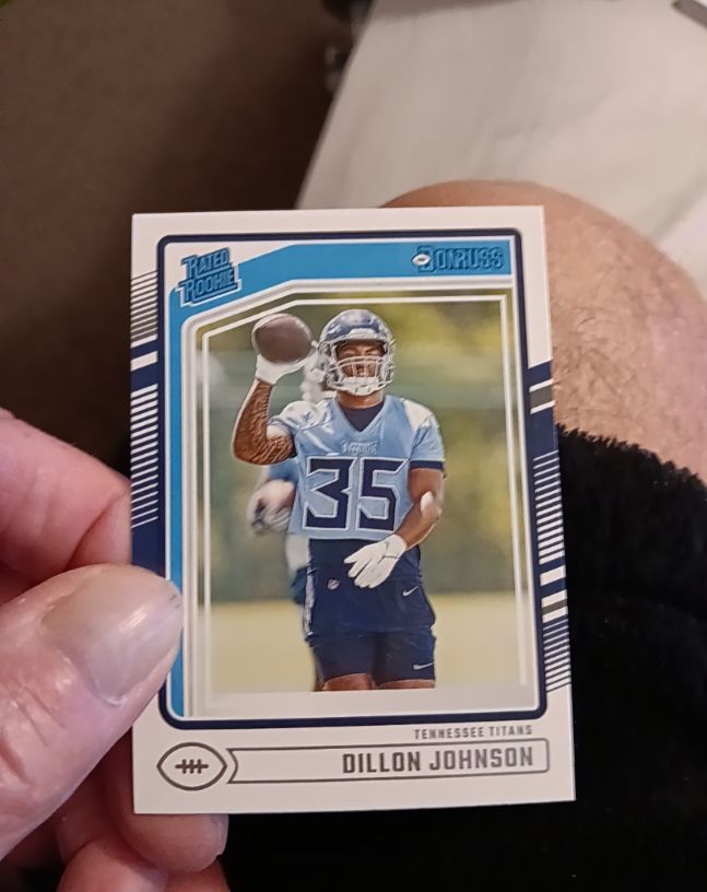2024 Donruss Rated Rookie #399 Dillon Johnson — front