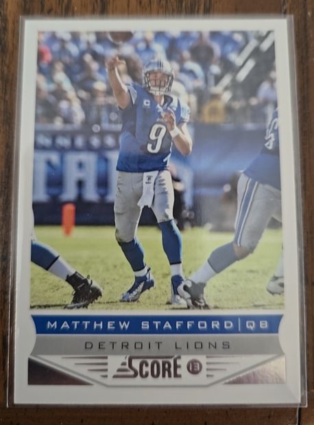 2013 Score #68 Matthew Stafford — front