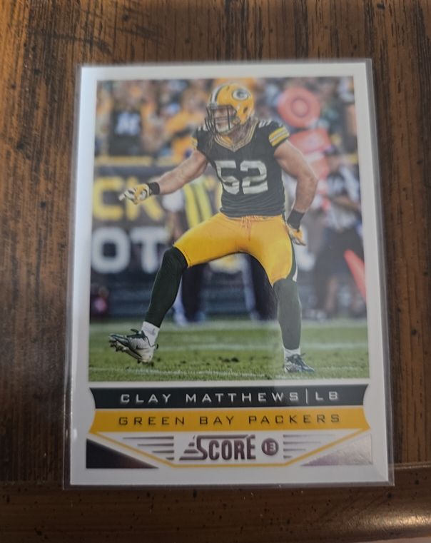 2013 Score #80 Clay Matthews — front