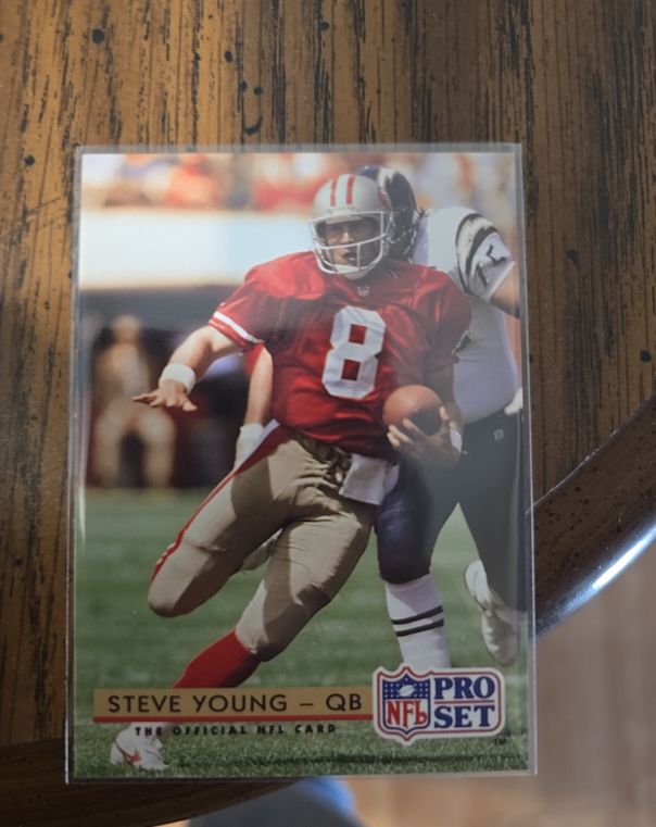 1991 Pro Set #8 Steve Young — front