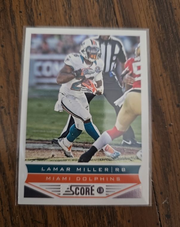 2013 Score #111 Lamar Miller — front