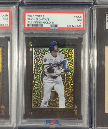 2025 Topps #AK6 Shohei Ohtani All Kings Gold 1/1 — front