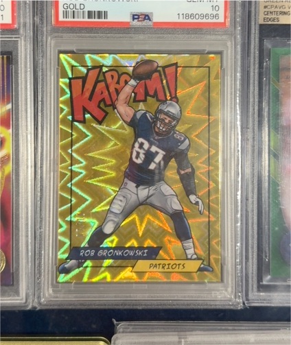 2018 Panini Kaboom! #RG Rob Gronkowski — front