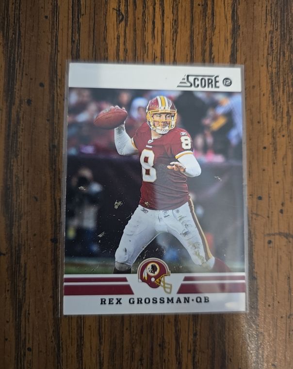 2012 Score #9 Rex Grossman — front