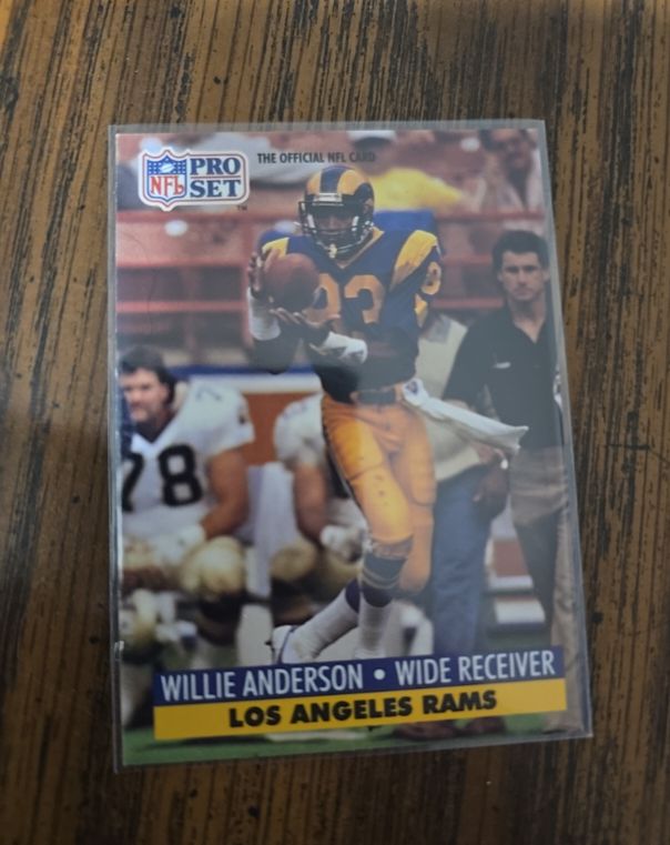 1991 Pro Set #103 Willie Anderson — front