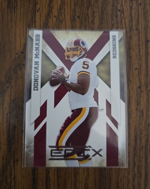 2010 Panini Epix Donovan McNabb #5 Washington Redskins — front