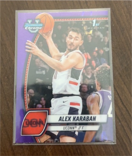 2024-25 Bowman University Chrome #100 Alex Karaban — front