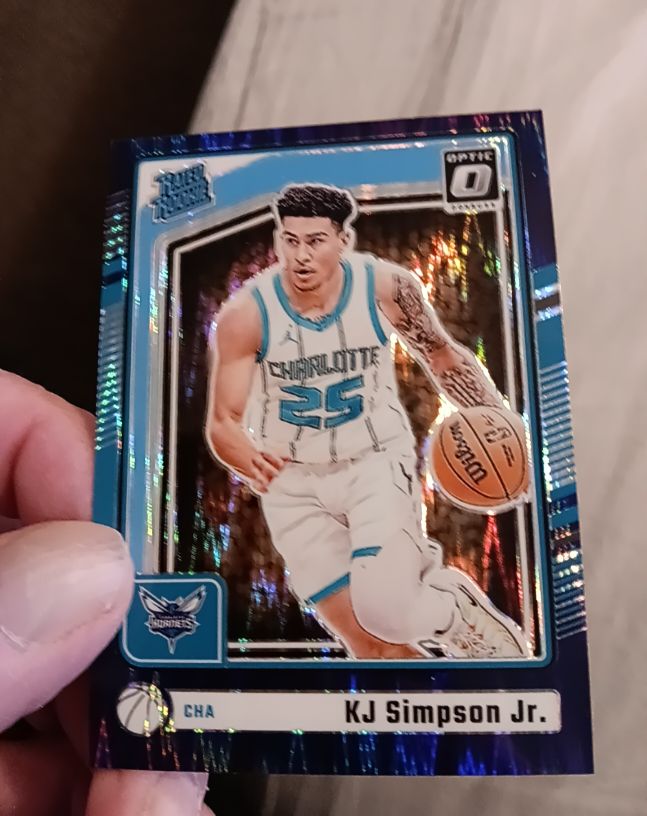 2024-25 Panini Donruss Optic #294 KJ Simpson Jr. — front
