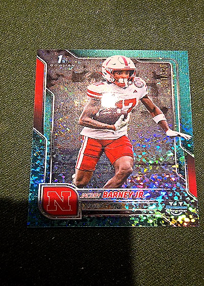 2025 Bowman University Chrome #39 Jacory Barney Jr. — front