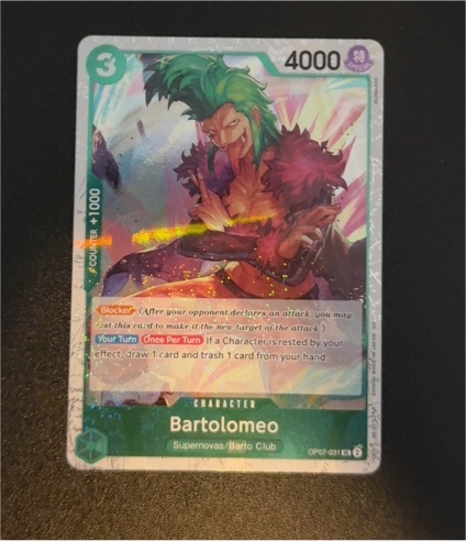 One Piece Card Game OP07-031 Bartolomeo — front