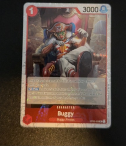 2025 One Piece Card Game OP03-008 Buggy — front
