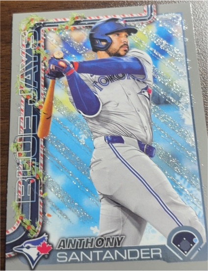 2025 Topps Holiday #H14 Anthony Santander — front