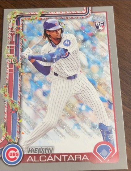 2025 Topps Holiday #H109 Kevin Alcantara — front