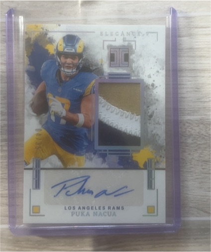 2025 Panini Impeccable Elegance #ERPA-PNA Puka Nacua — front