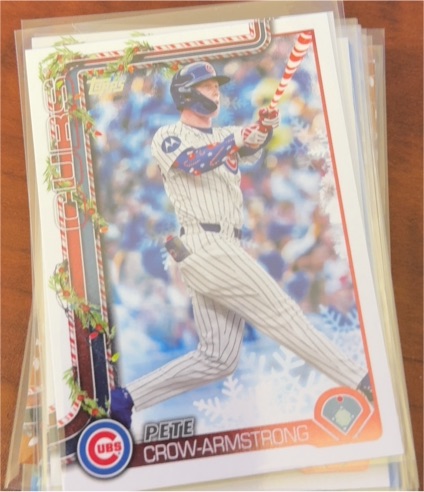 2025 Topps Holiday #H41 Pete Crow-Armstrong — front