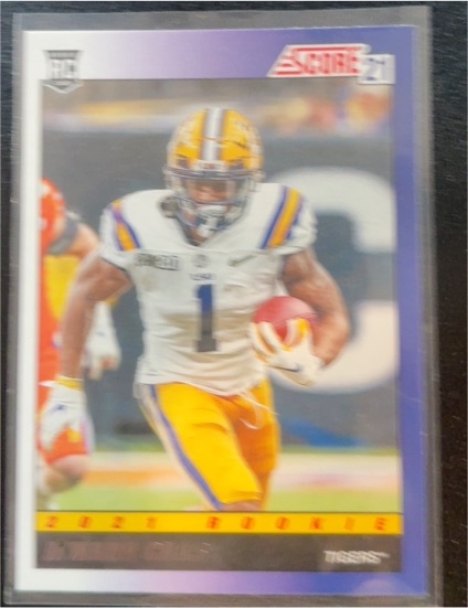2021 Panini Score 1991 Throwback #TB5 Ja'Marr Chase — front