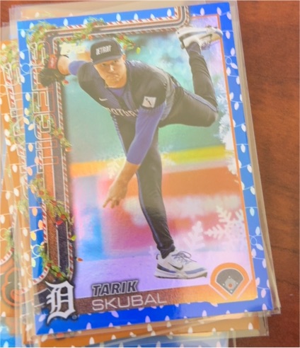 2025 Topps Holiday #H74 Tarik Skubal — front