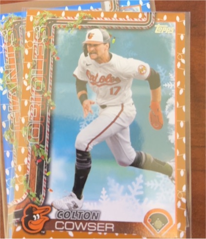 2025 Topps Holiday #H157 Colton Cowser — front