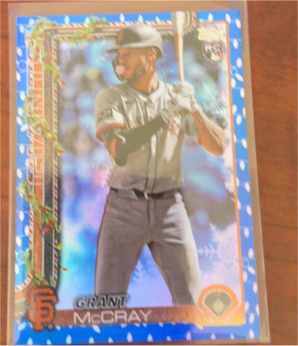 2025 Topps Holiday #H53 Grant McCray — front