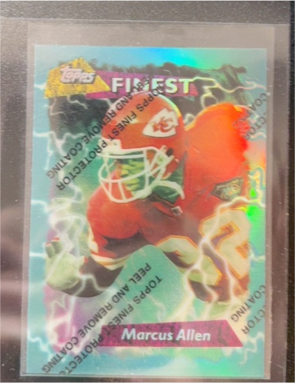 1995 Topps Finest Marcus Allen — front