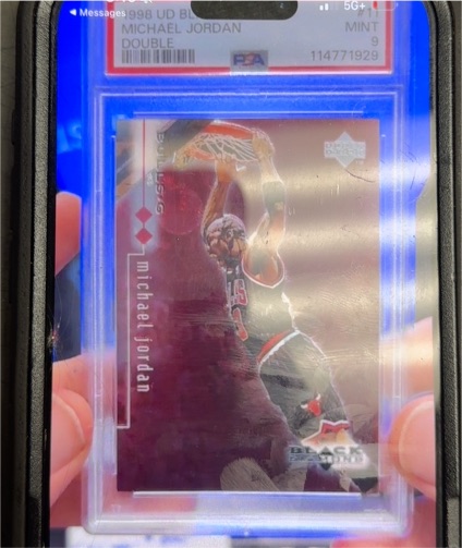 1998 Upper Deck Black Diamond Double Michael Jordan — front