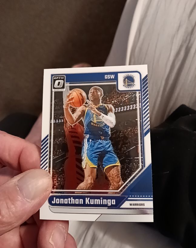 2024-25 Panini Donruss Optic #197 Jonathan Kuminga — front
