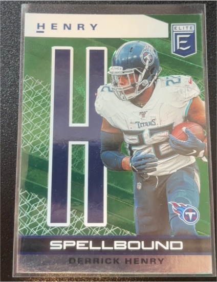 2020 Panini Donruss Elite #21 Derrick Henry Spellbound Green — front