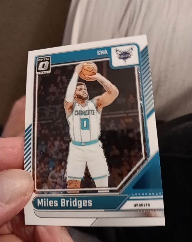 2024-25 Panini Donruss Optic #208 Miles Bridges — front