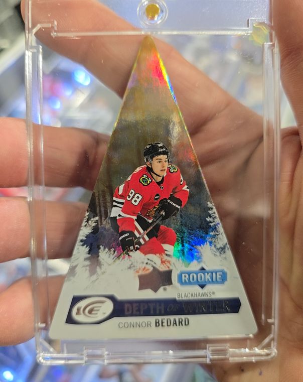 2023-24 Upper Deck Ice Depth of Winter #DW-65 Connor Bedard Rookie — front