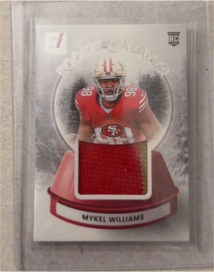 2025 Donruss #SWE-MWS Mykel Williams Rookie Sweater — front