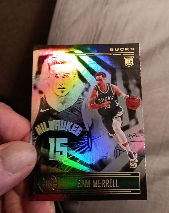 2020-21 Panini Illusions #199 Sam Merrill — front