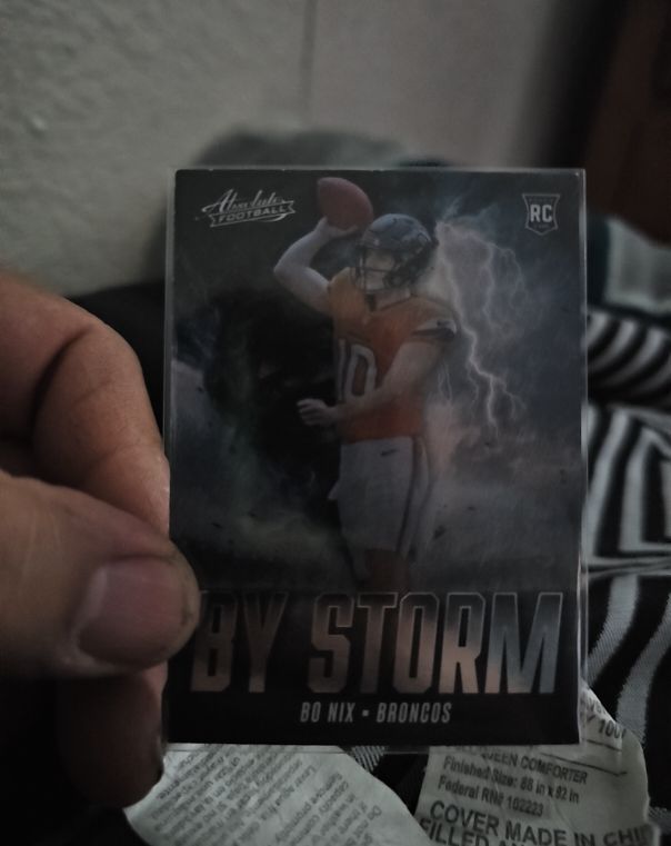 2024 Panini Absolute - By Storm #BS-BNX Bo Nix — front
