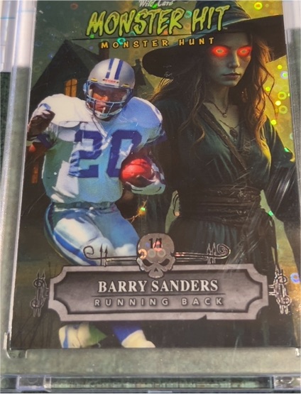 2024 Wild Card Monster Hit #Barry Sanders — front